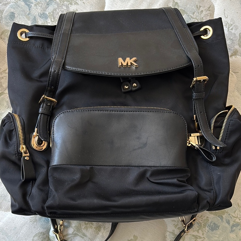 Michael Kors Black diaper Backpack
